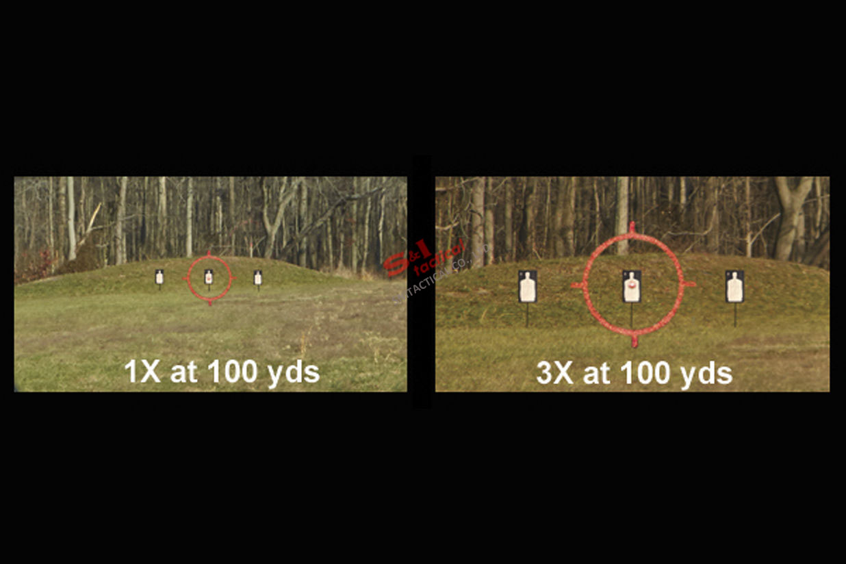 Holographic Hybrid 558 Sight II 65 MOA Circle with G33 3X Magnif